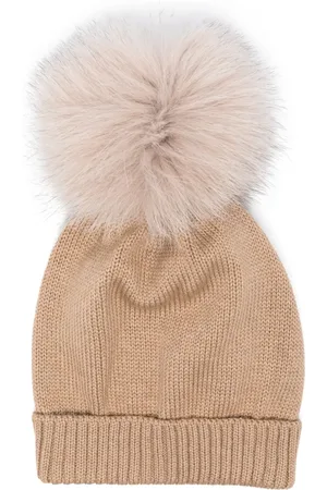 COLORICHIARI Bonnet en laine à pompon
