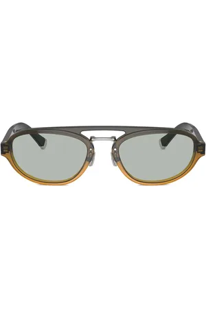 Brunello Cucinelli Lunettes de soleil à monture ovale
