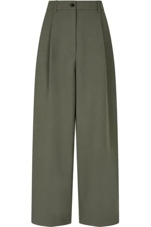 Studio Tomboy Pantalon ample à plis marqués