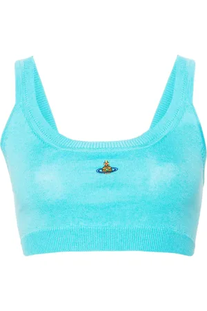 Vivienne Westwood Soutien-gorge en maille fine à broderies Orb