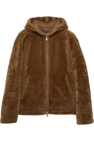 Prada Veste en peau de mouton retournée