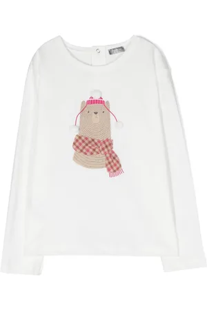 Il gufo T-shirt à imprimé ourson