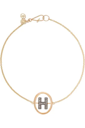 ANNOUSHKA Bracelet en 18ct à initial H en diamants