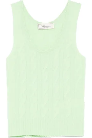 BLUMARINE Débardeur en maille torsadée
