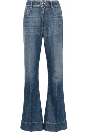 Sportmax Jean évasé à taille haute