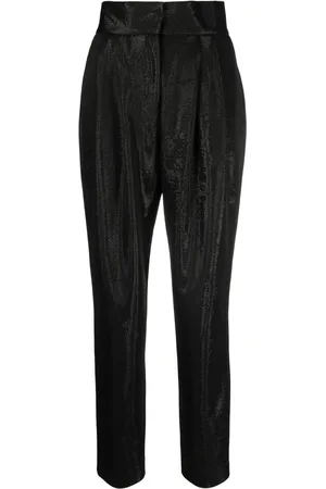 IRO Pantalon en coton à taille haute
