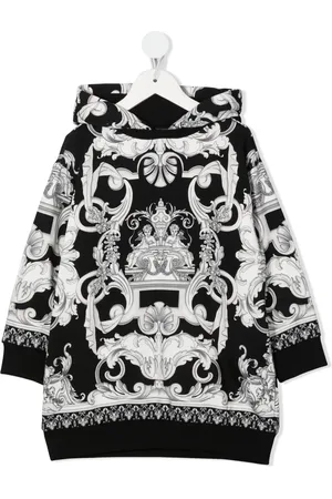 VERSACE Robe-sweat à imprimé baroque