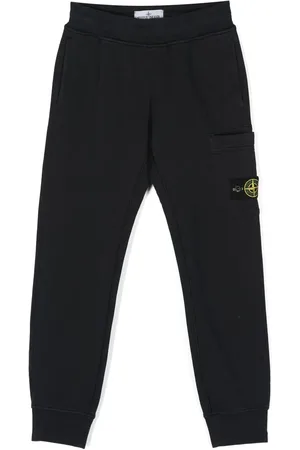 Stone Island Pantalon de jogging à patch logo