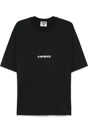 A PAPER KID T-shirt à logo imprimé