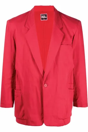 Issey Miyake Veste boutonnée à revers crantés (années 1970)