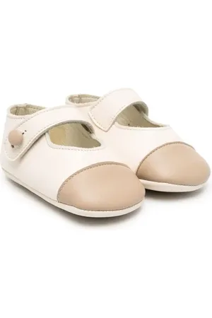 PèPè Chaussures pré-marche en cuir à design bicolore