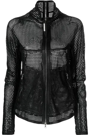 ISAAC SELLAM EXPERIENCE Veste zippée en résille