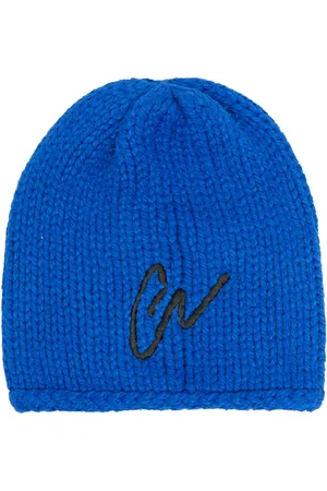 GREG LAUREN Bonnet en laine à logo brodé