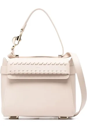 Chloé Sac à main en cuir à logo embossé
