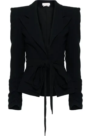 Saiid Kobeisy Veste de tailleur en crêpe