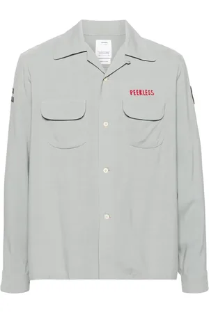 VISVIM Chemise Keesey à logo brodé