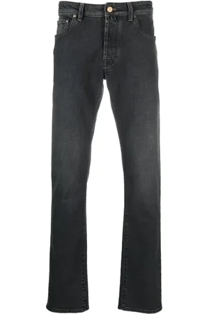 Jacob Cohen Jean droit à taille mi-haute