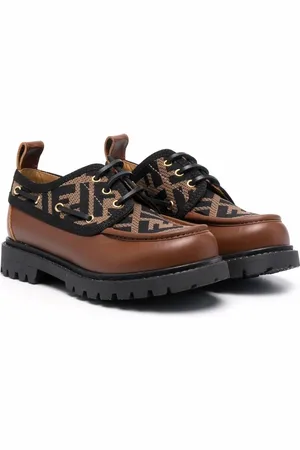 Fendi Chaussures lacées à motif FF