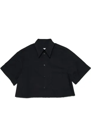 Maison Margiela Chemise en coton à logo brodé