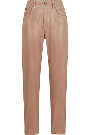 Dolce & Gabbana Jean ample à fini enduit