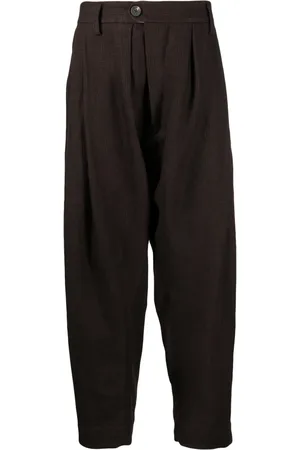 ZIGGY CHEN Pantalon fuselé à carreaux