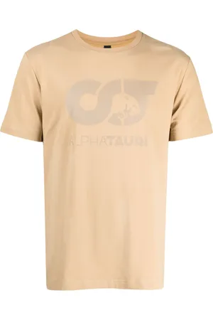 ALPHA T-shirt en coton stretch à logo imprimé