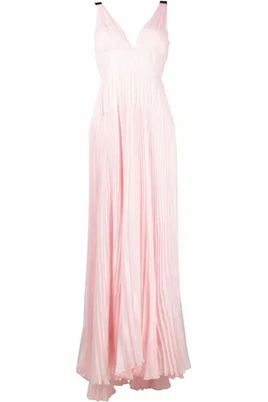 MARIA LUCIA HOHAN Robe sans manches à col v