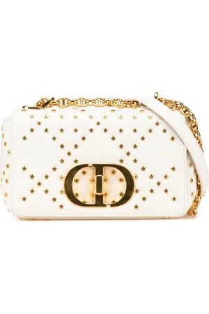 Dior Mini sac à bandoulière Lucky Star Caro Bag en cuir de veau Macrocannage (2022)