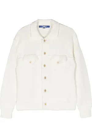 JUNYA WATANABE Cardigan en maille à design nervuré