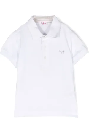 Il gufo Polo en coton à logo brodé