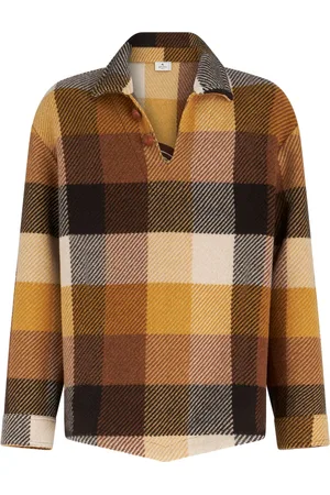 Etro Polo brodé Pegaso à manches longues