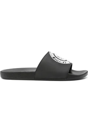 Roberto Cavalli Tongs à logo embossé