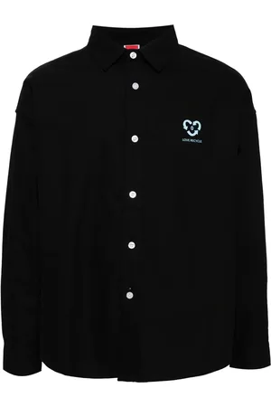 Ground Zero Chemise en coton à logo imprimé