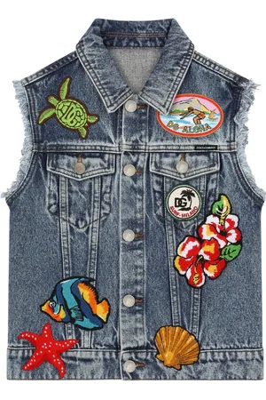 Dolce & Gabbana Débardeur en jean à fleurs