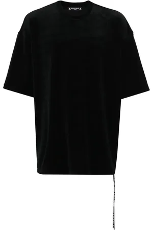 MASTERMIND JAPAN T-shirt en velours à tête de mort en perles
