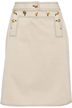 CHANEL Jupe en coton (1990-2000)