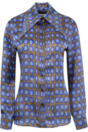Christopher John Rogers Chemise imprimée à détail noué