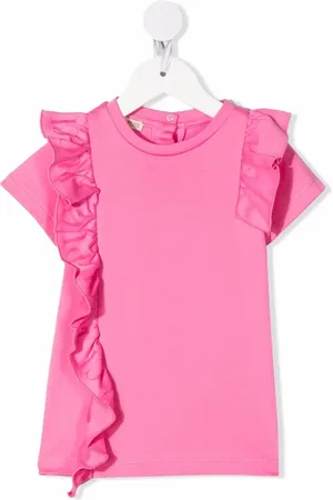 PUCCI Junior T-shirt à bord volanté