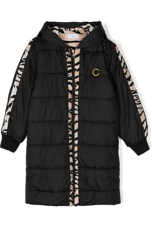 Roberto Cavalli Doudoune à logo brodé