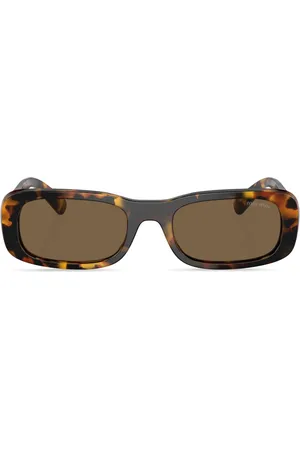 Miu Miu Lunettes de soleil à effet écailles de tortue