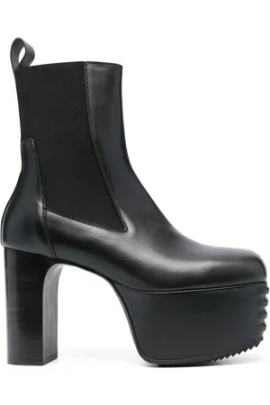 Rick Owens Bottines Minimal Grill 195 mm en cuir