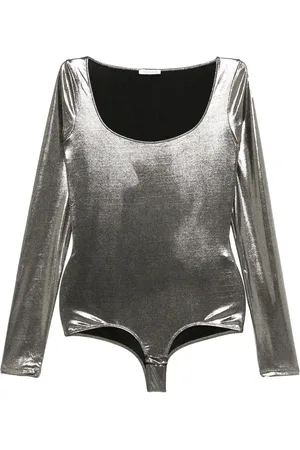 Patrizia Pepe Body à effet métallisé