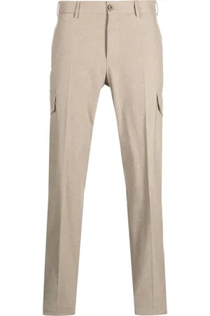 PT Torino Pantalon en coton stretch à poches cargo