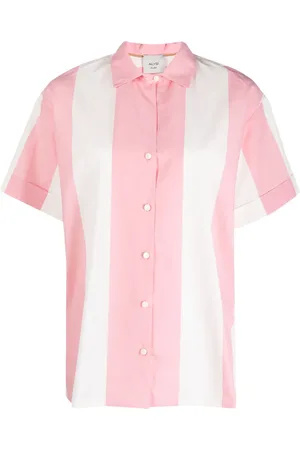 ALYSI Chemise en coton à rayures