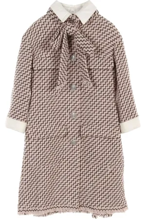CHANEL Manteau en tweed à plis (1986-1988)