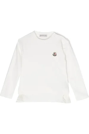 Moncler T-shirt en coton à patch logo