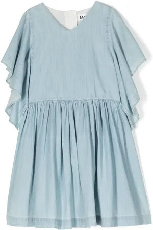 Molo Robe en coton biologique Christiana à carreaux