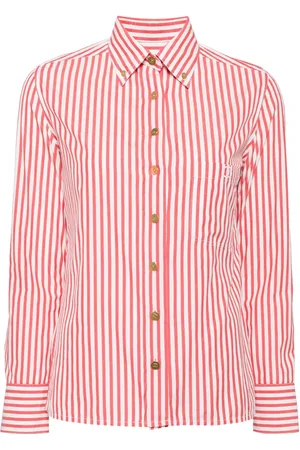 CHANEL Chemise en coton à rayures (années 1990-2000)
