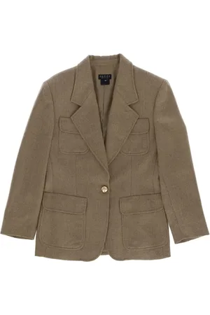 Gucci Blazer en laine à simple boutonnage (années 1980)