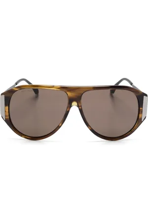 Etro Lunettes de soleil à logo embossé